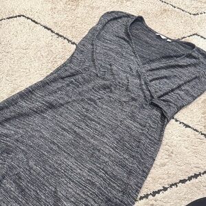 thyme maternity dress L Elegant Gray Women's Dress